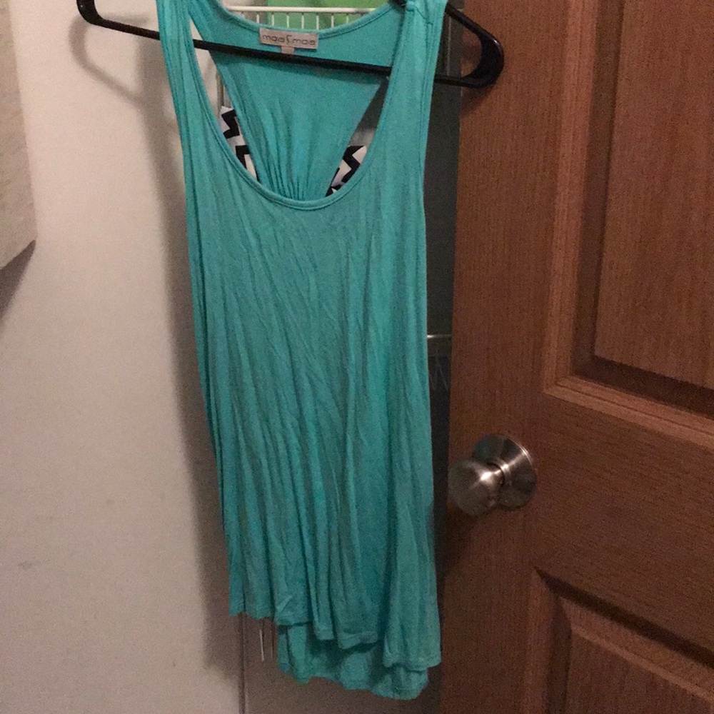 Blue tank